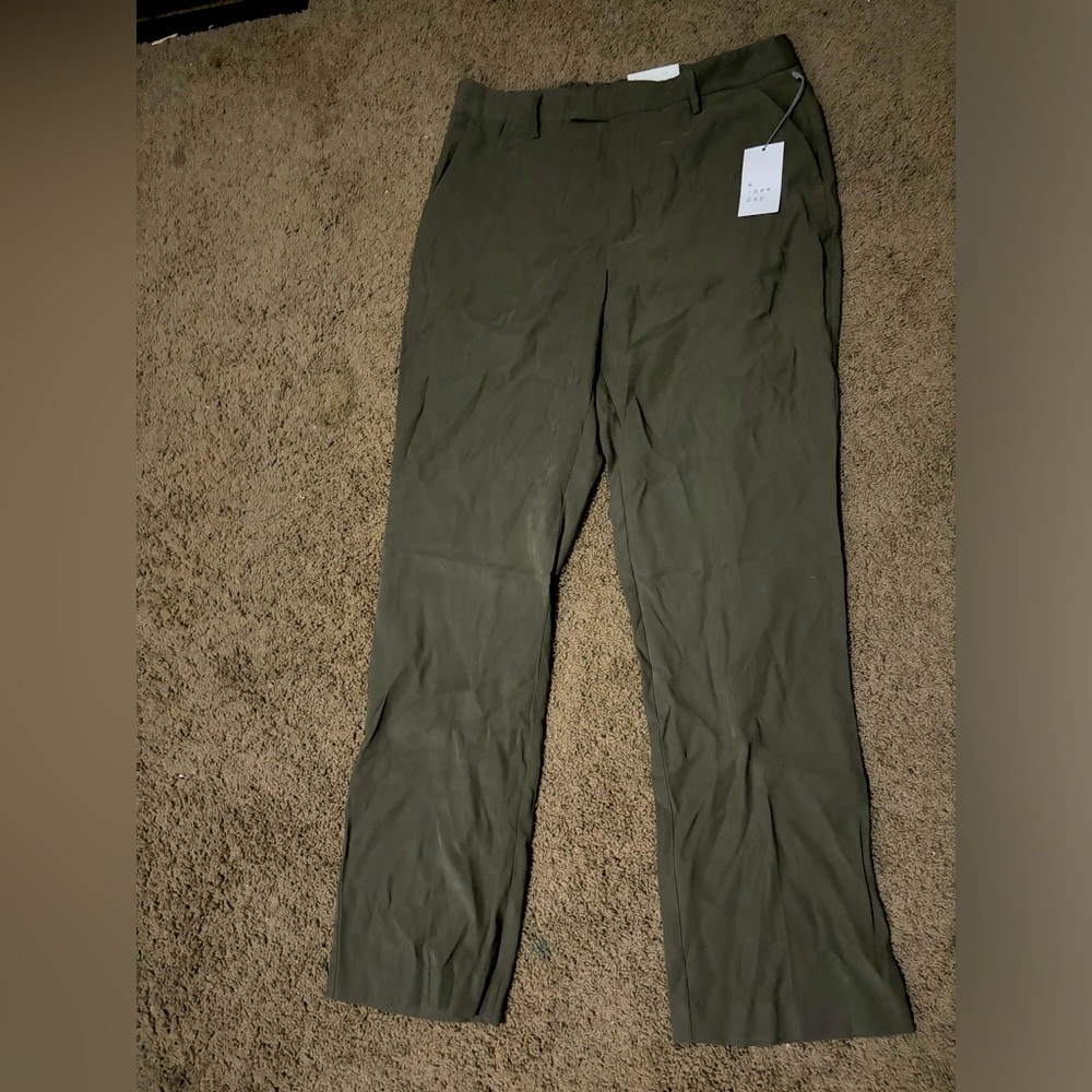 NWT A new Day Olive Green Pants WorkWear Casual